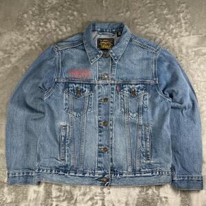 LEVIS x STAR WARS Women's R2-D2 Denim Jean JACKET Type 3 (Size M)